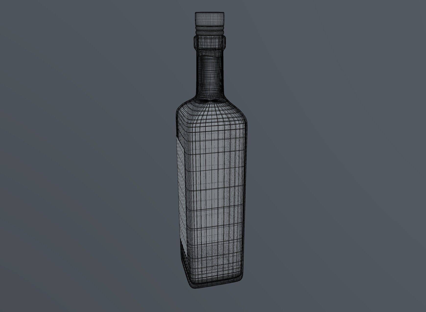 Olive Oil Low-poly 3D model_4