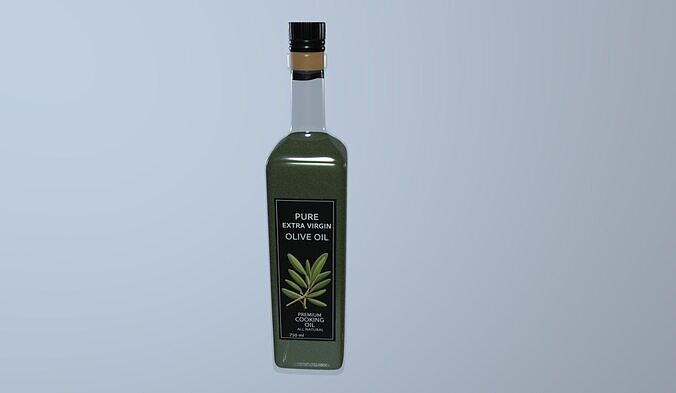 Olive Oil Low-poly 3D model