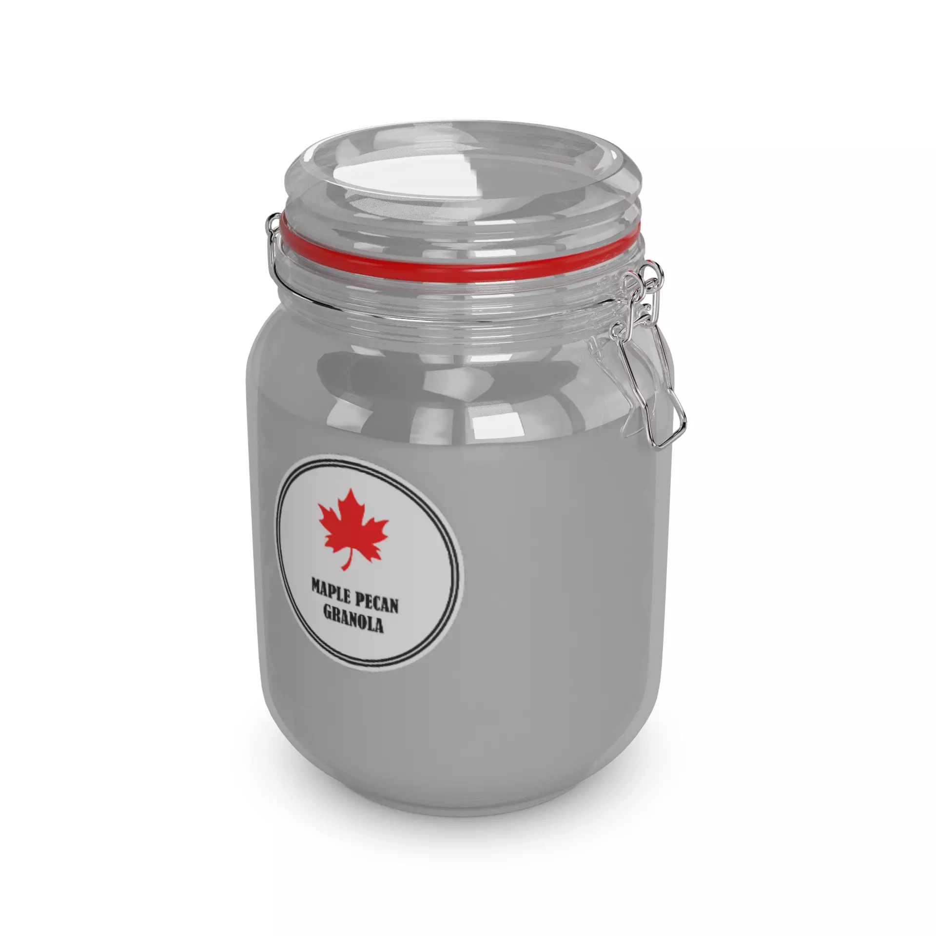 Granola Maple Pecan Granola 3D model_0