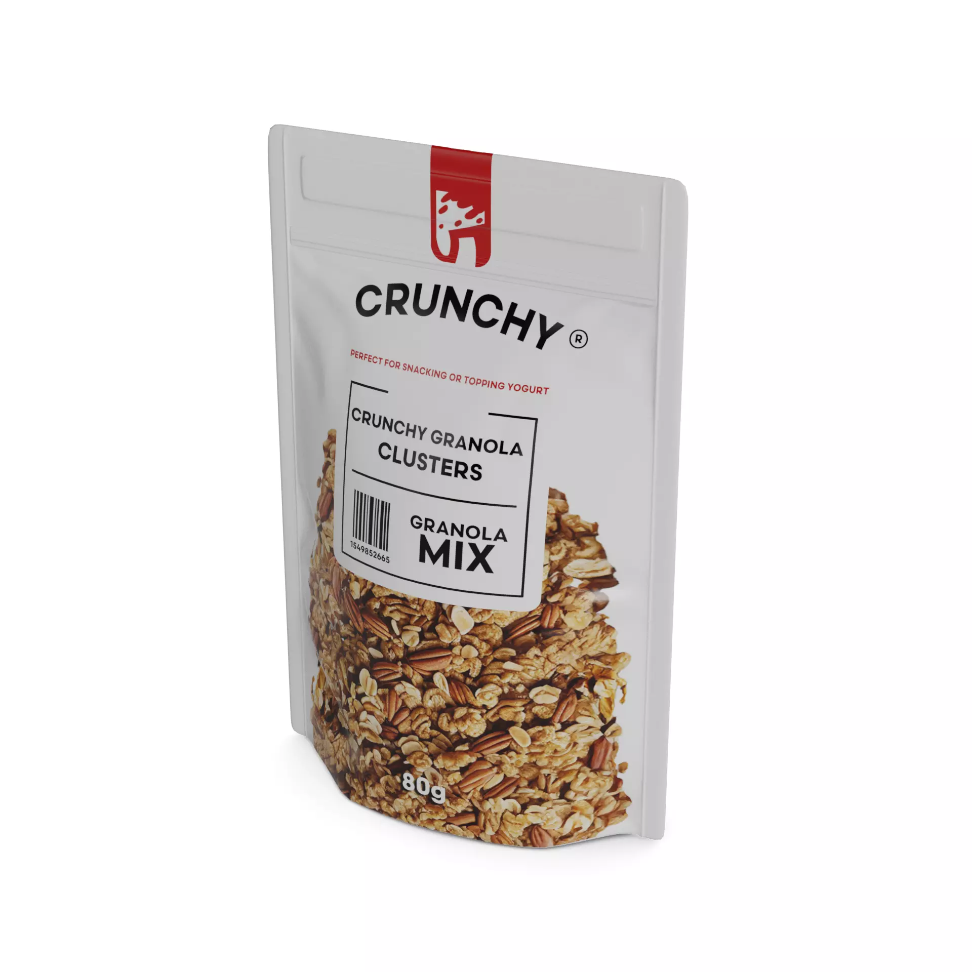 Granola Crunchy Granola Clusters Low-poly 3D model_0