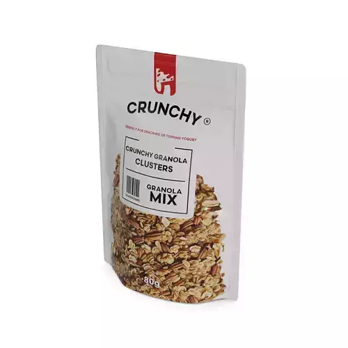 Granola Crunchy Granola Clusters Low-poly 3D model