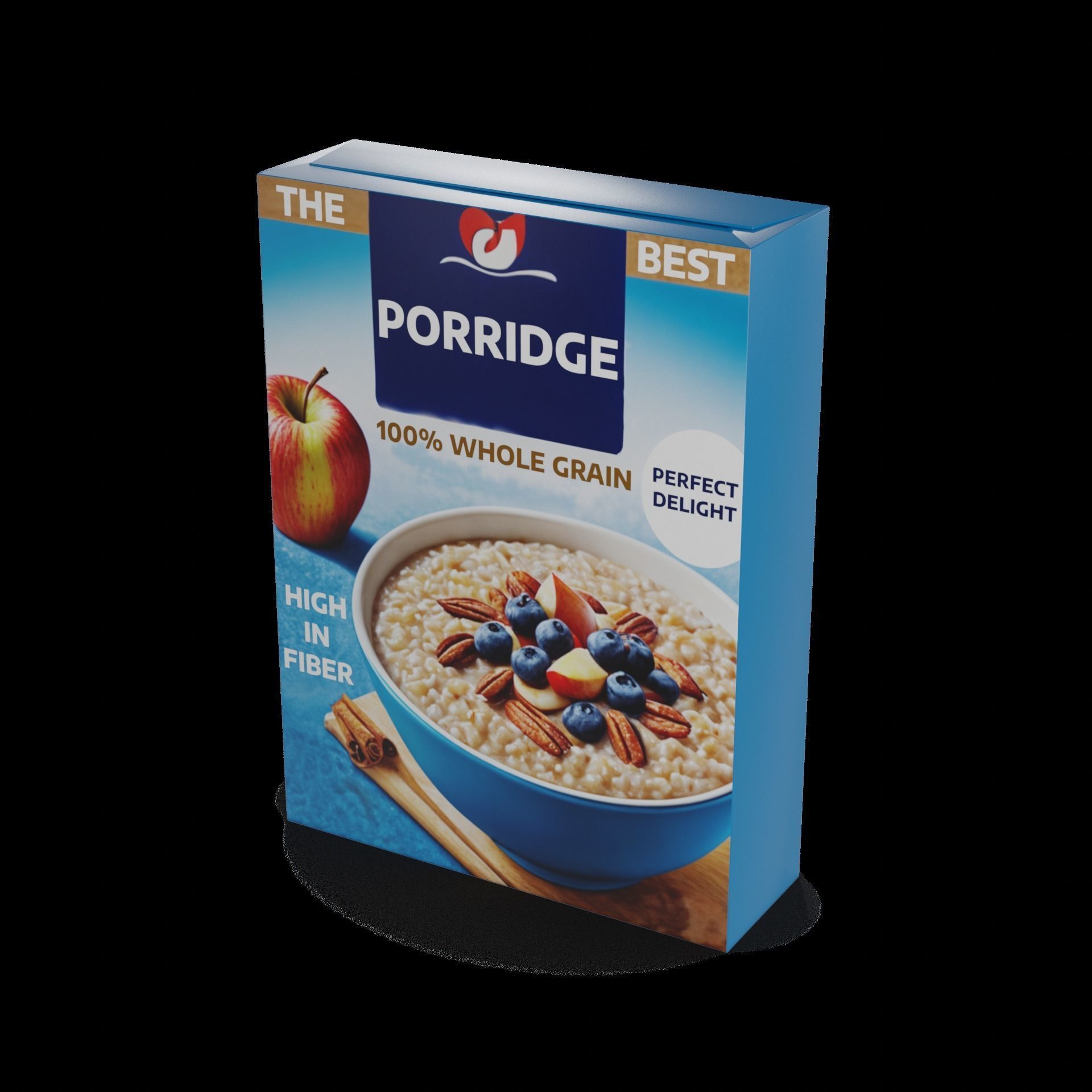 Porridge Porridge Low-poly 3D model_1
