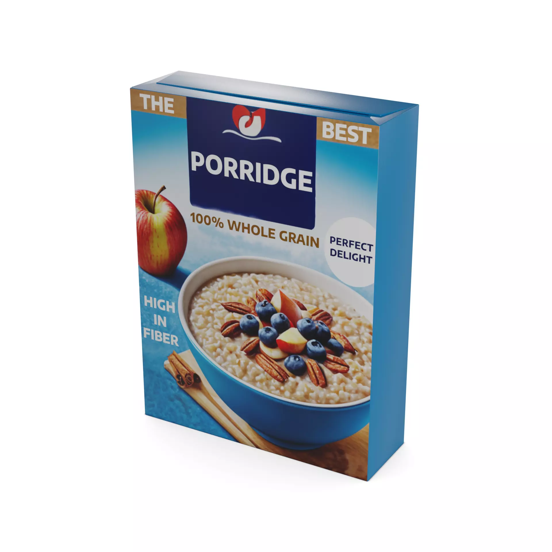 Porridge Porridge Low-poly 3D model_0