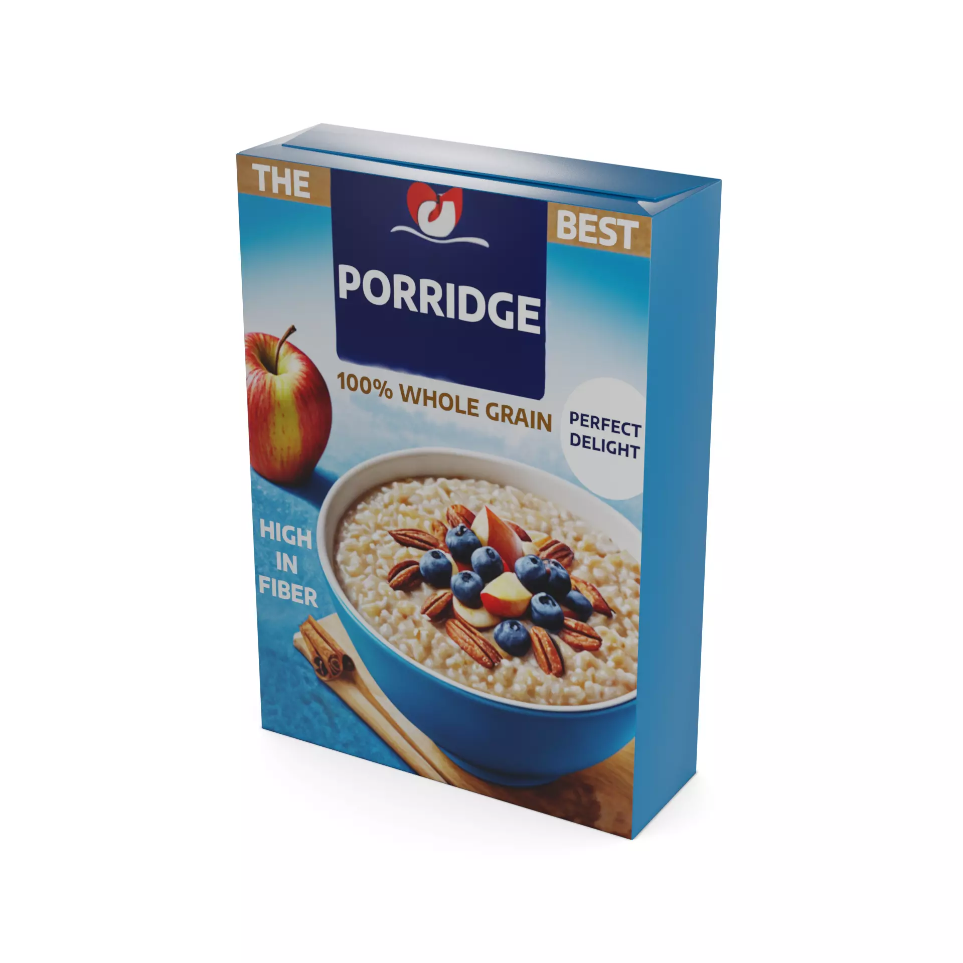 Porridge Porridge Low-poly 3D model_0