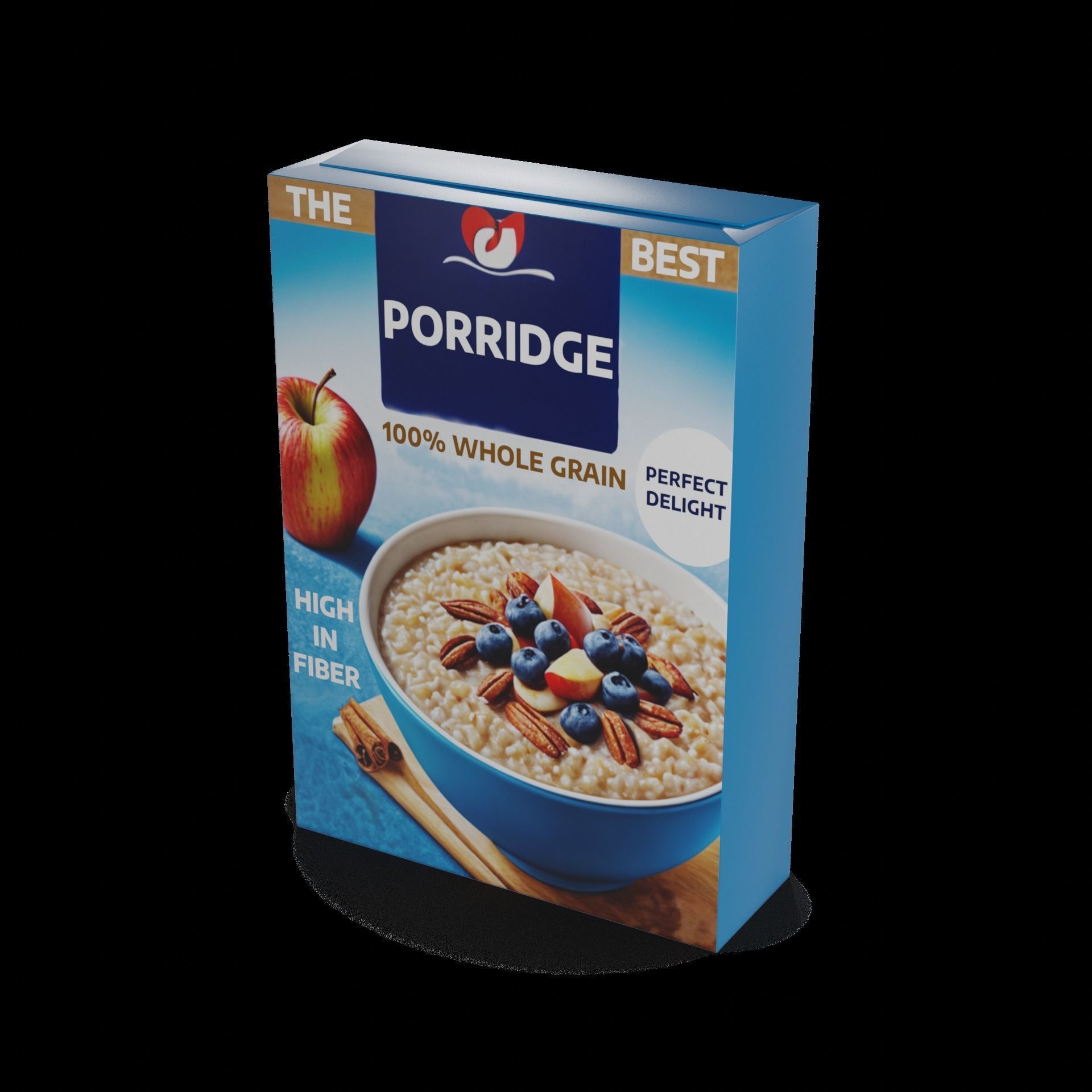 Porridge Porridge Low-poly 3D model_1