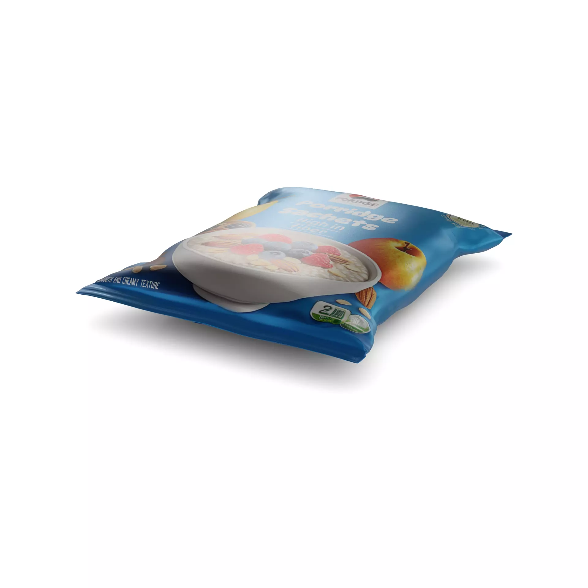 Porridge Porridge Sachets Low-poly 3D model_0