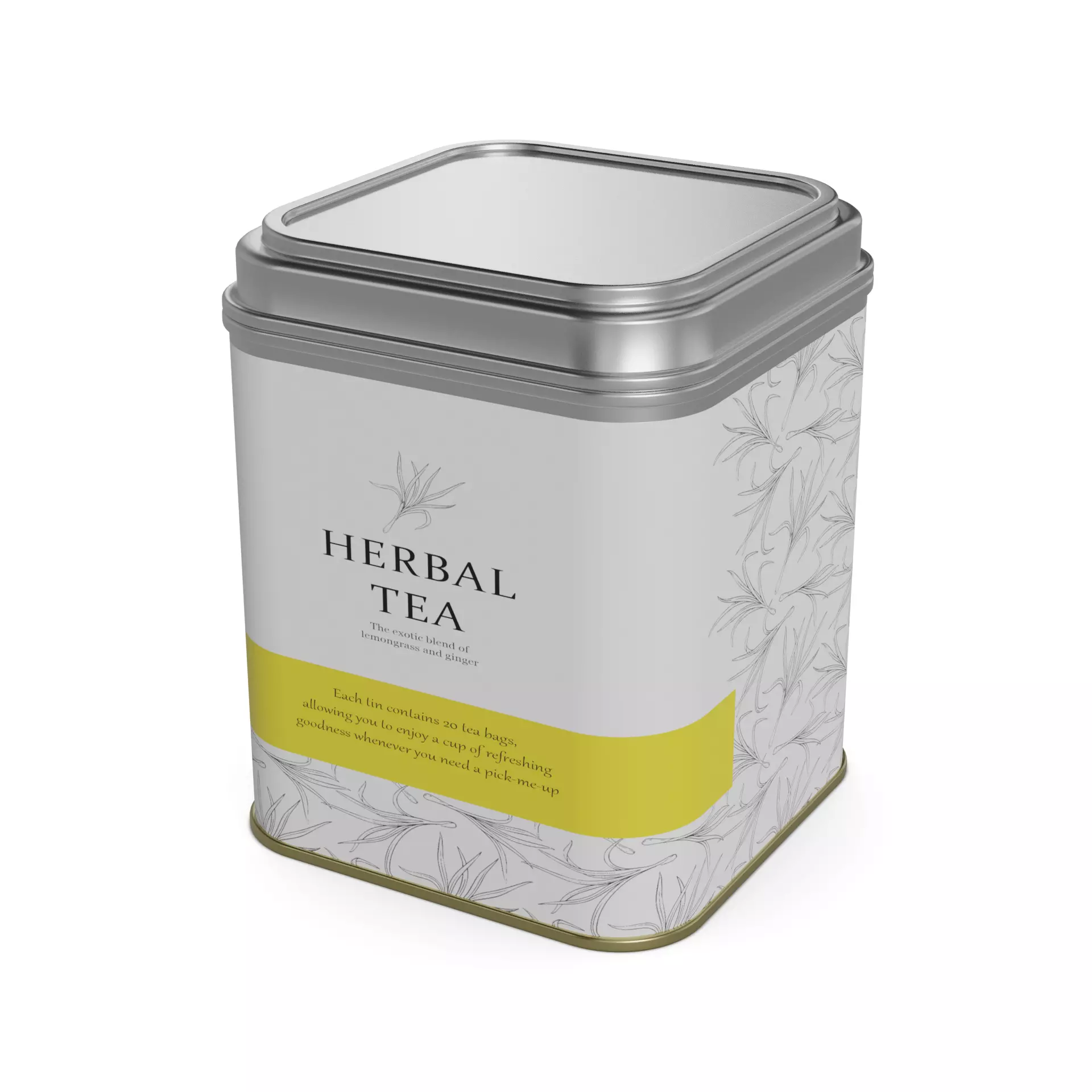 Herbal tea Herbal Tea Low-poly 3D model