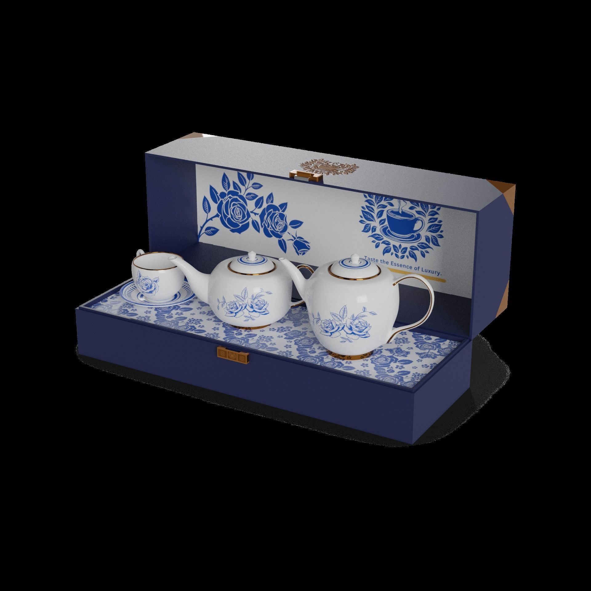 Tea sets Tea Set 3D model_1