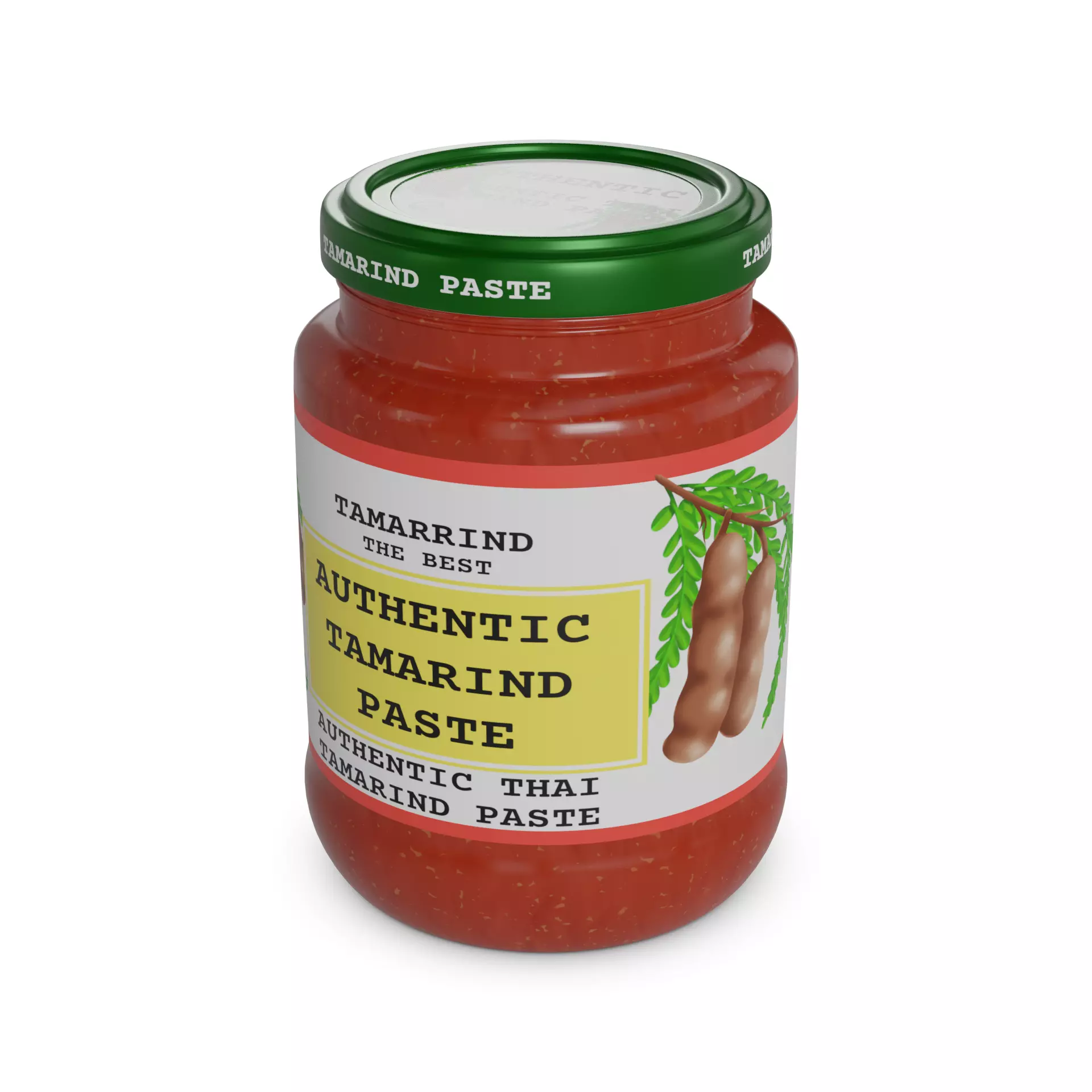 Canned and Jarred Goods Tamarind Paste 3D model