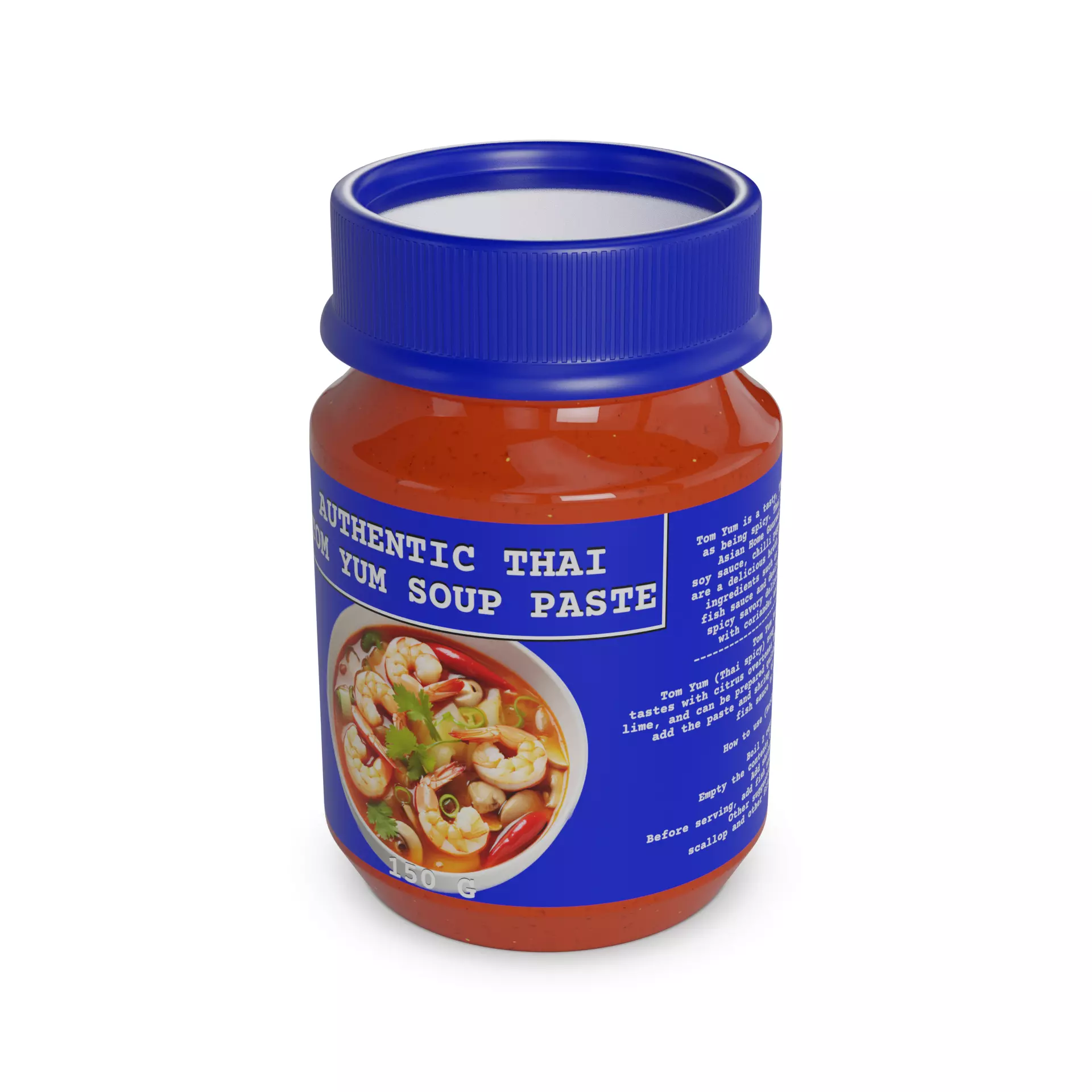 Canned and Jarred Goods Tom Yum Soup Paste 3D model