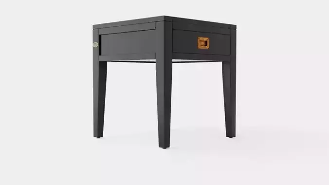 Fairfield side table black
