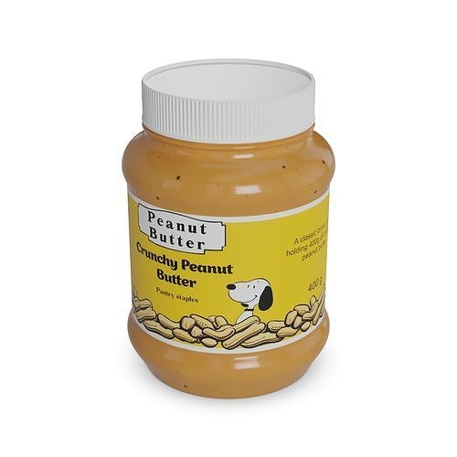 Peanuts Peanuts Low-poly 3D model