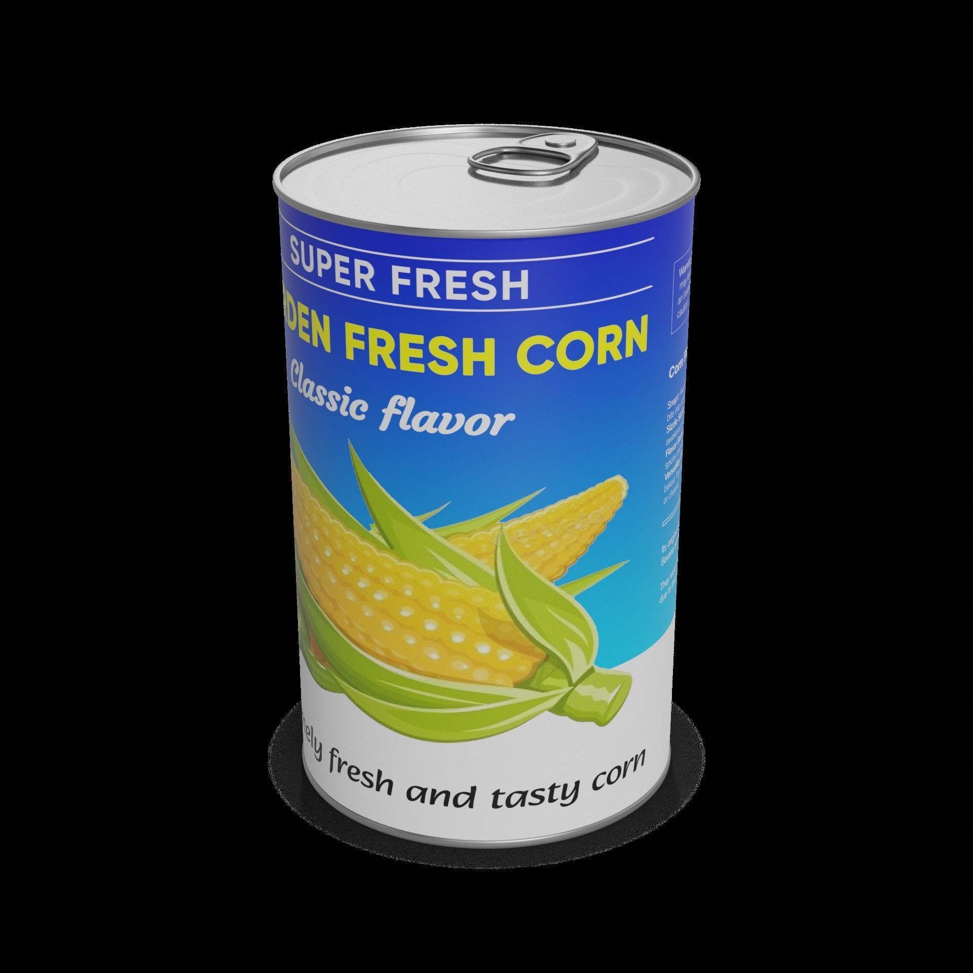Canned corn Canned Corn 3D model_1