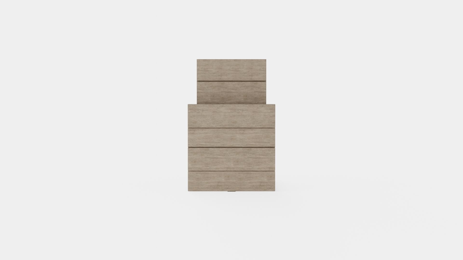 Anson side table charcoal square 2-set Low-poly 3D model_5