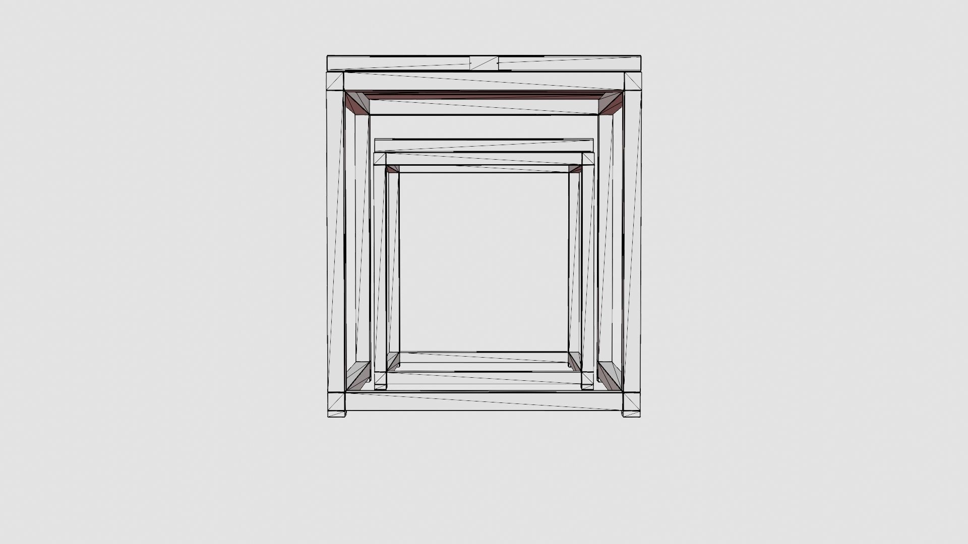 Anson side table charcoal square 2-set Low-poly 3D model_6