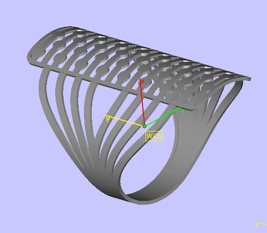 gold ring 3D print model_1