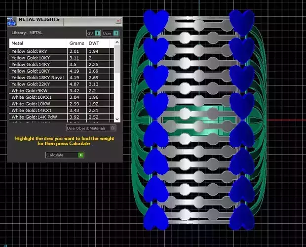gold arab stile ring 3D print model
