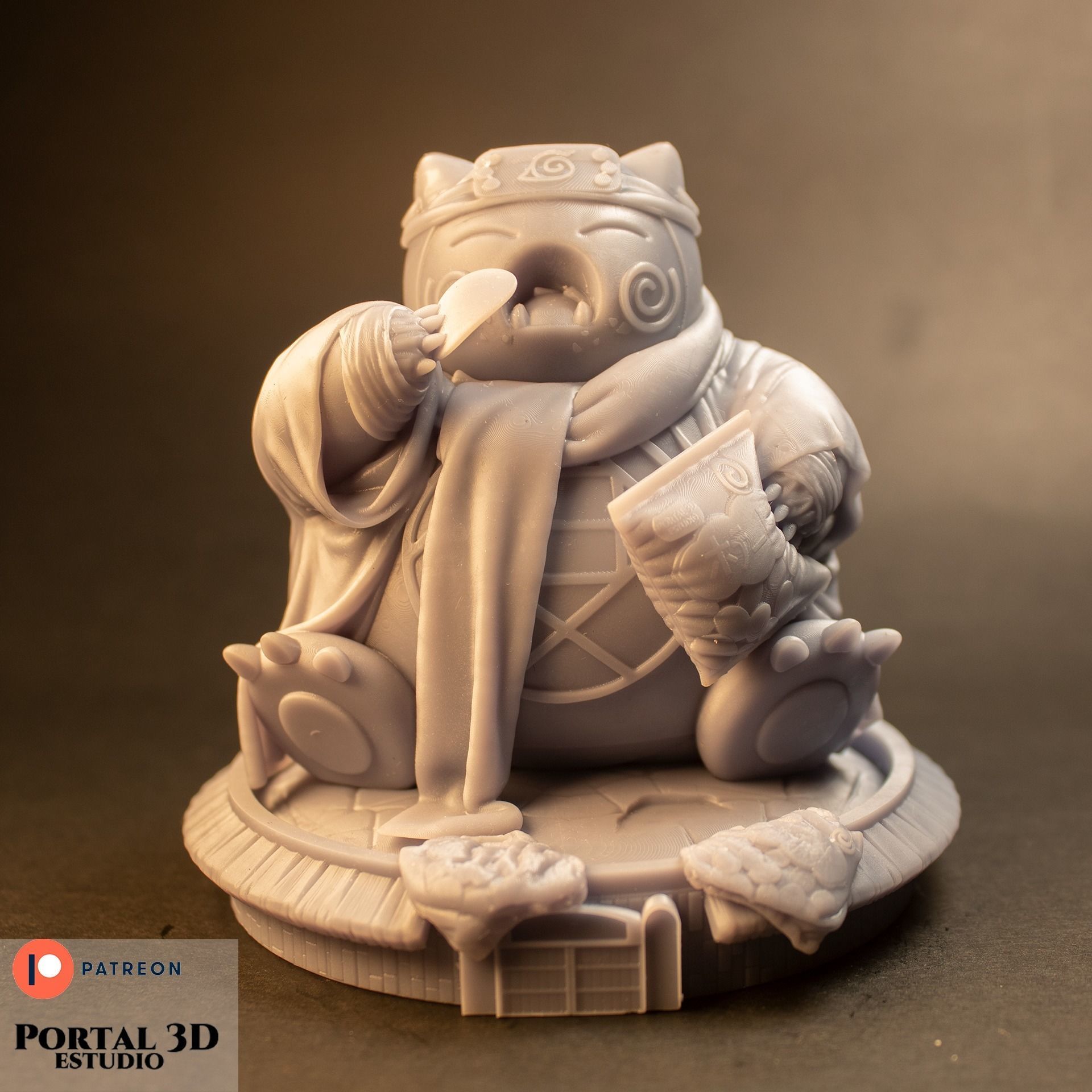 Snorlax Choji 3D print model_2