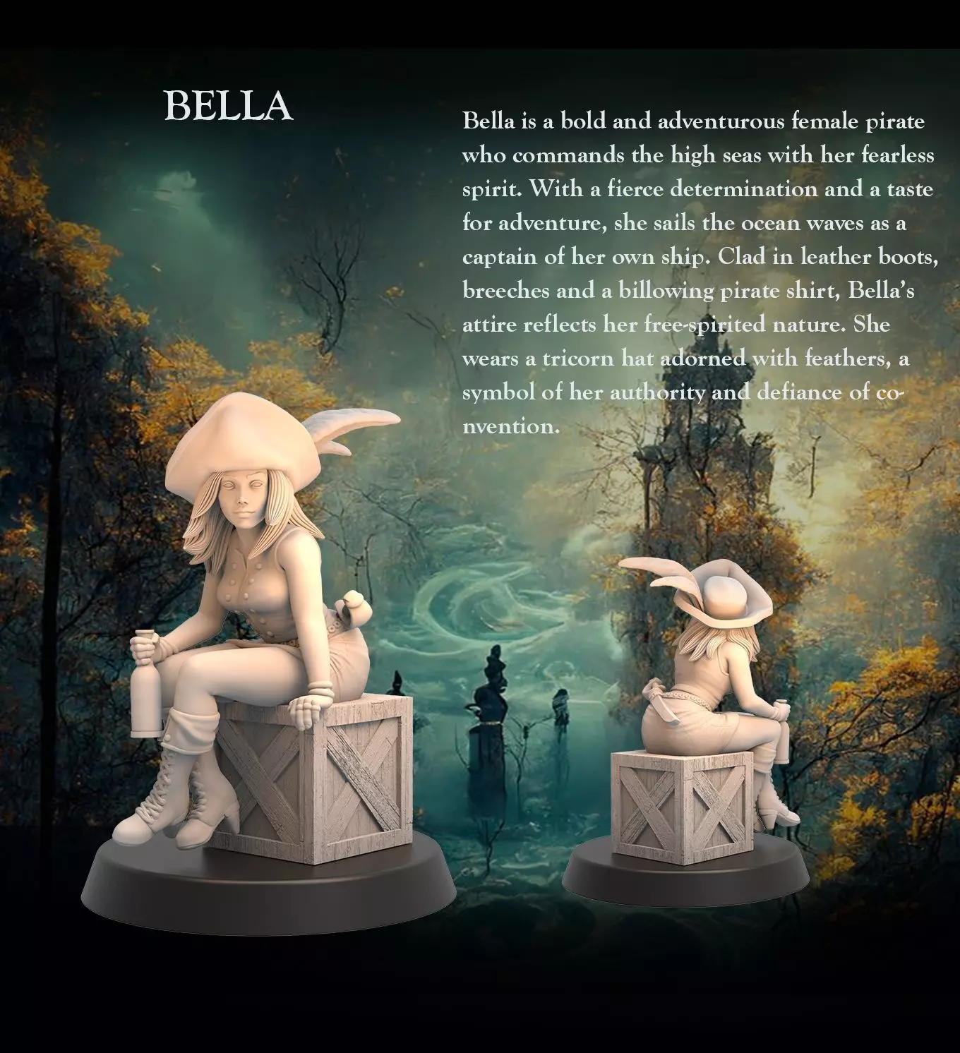 Bella 32mm 3D print model
