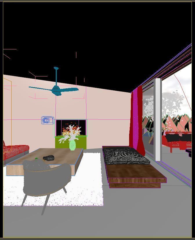 Exterior Villa 3D model_17