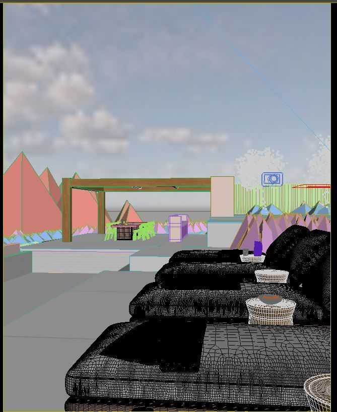 Exterior Villa 3D model_23