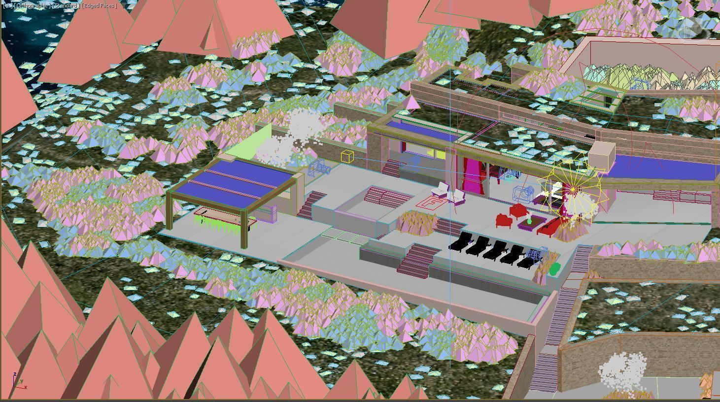 Exterior Villa 3D model_22