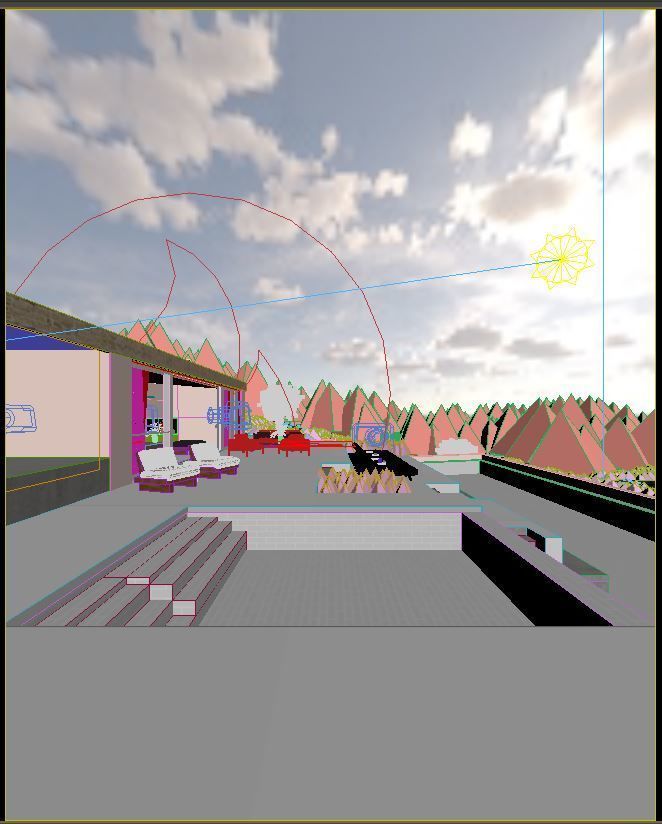 Exterior Villa 3D model_14