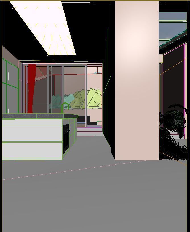 Exterior Villa 3D model_12