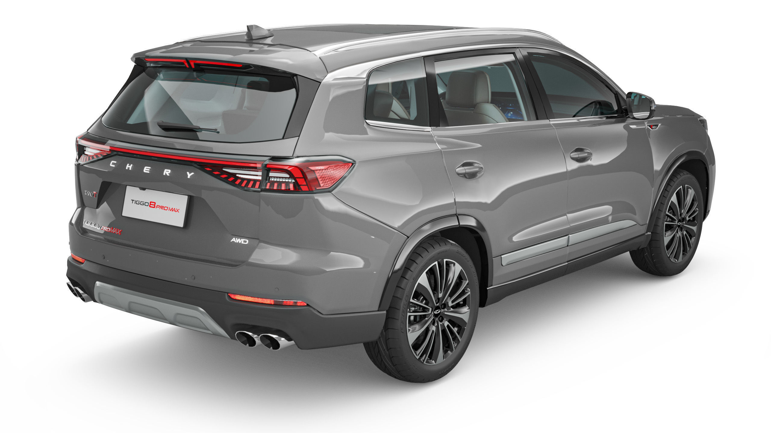 2024 Chery Tiggo 8 Pro Max With Interior 3D model_2