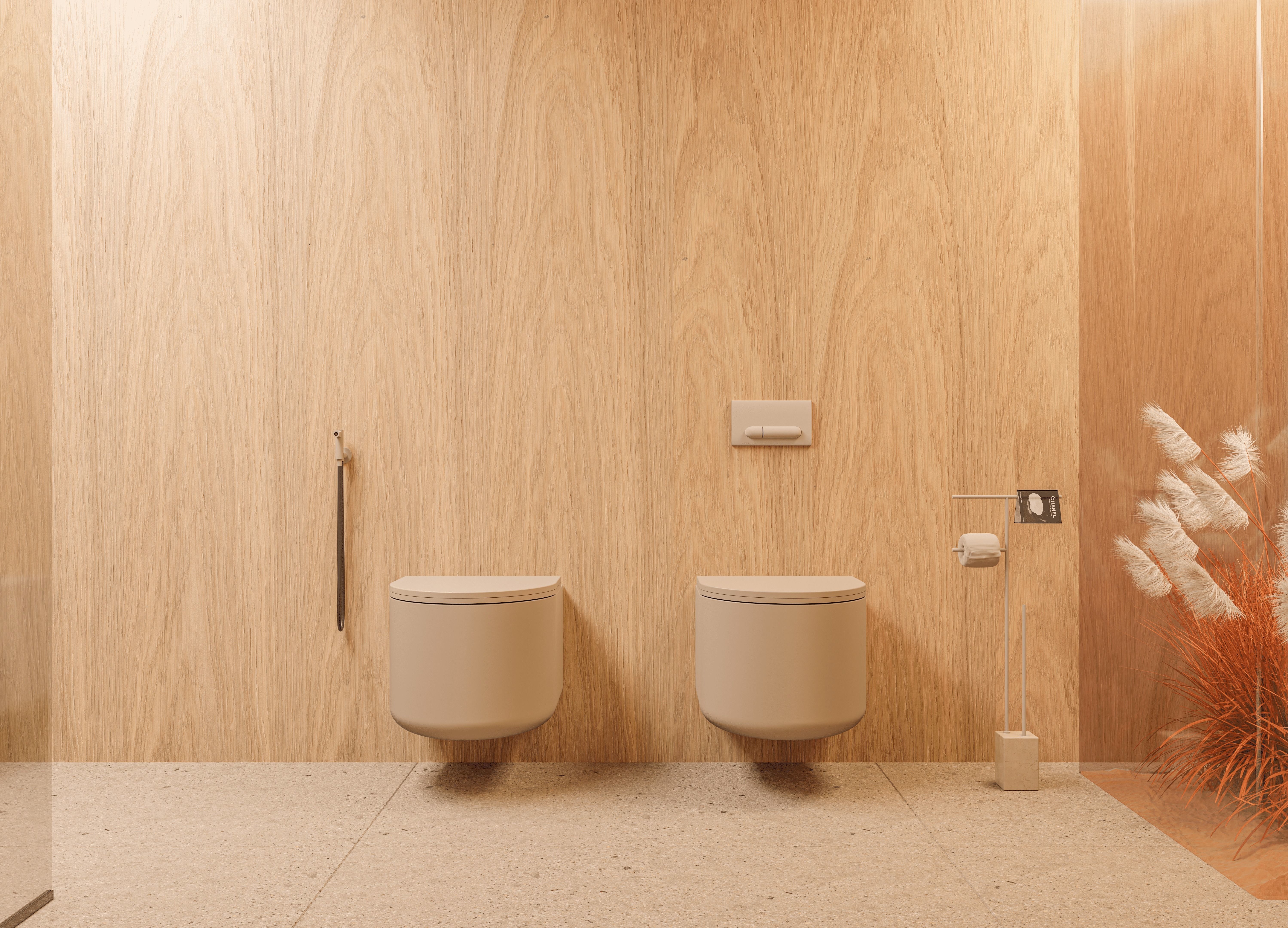 Bathroom Minimalistic design 3D model_2