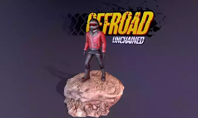 Biker Motocross Rider Man