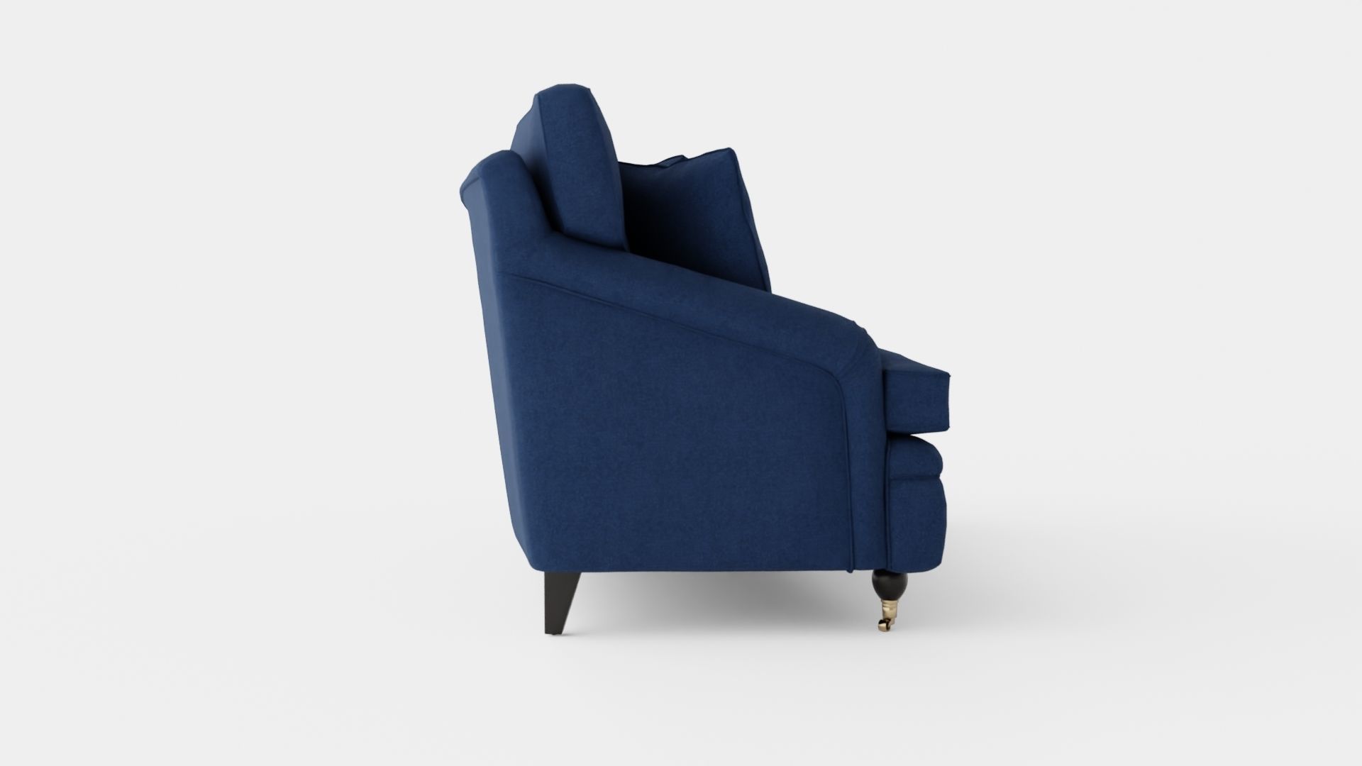 Howard sofa indigo Low-poly 3D model_2