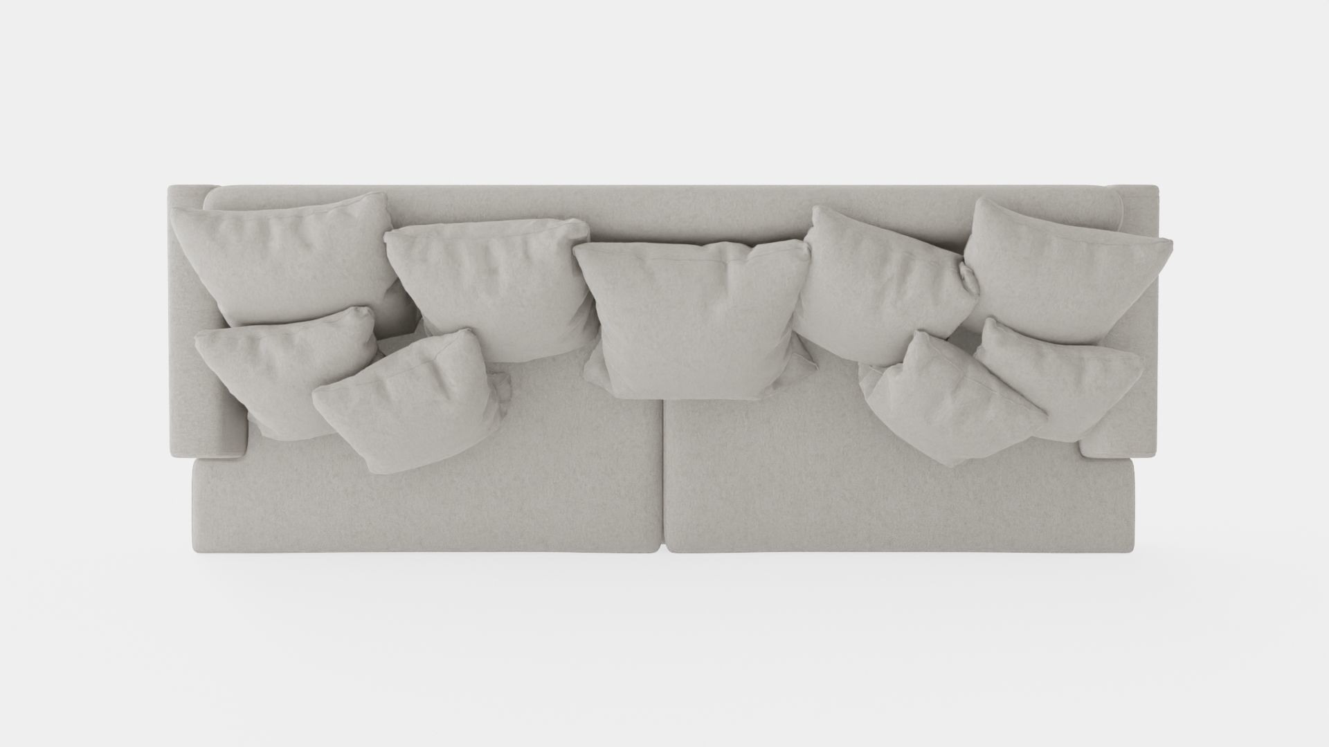 Los Angeles sofa sand Low-poly 3D model_5