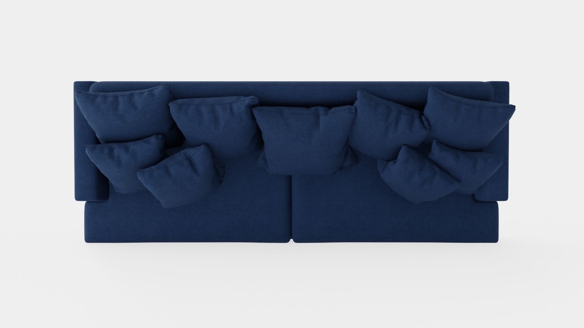 Los Angeles sofa indigo Low-poly 3D model_5