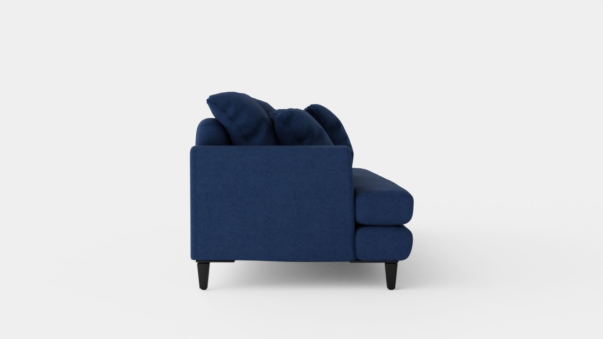 Los Angeles sofa indigo Low-poly 3D model_2