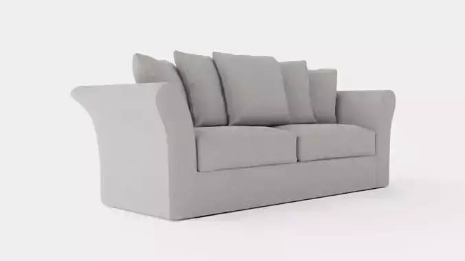 Hampton sofa 3-seat sand