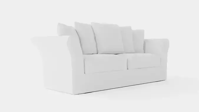 Hampton sofa 3-seat off-white