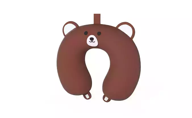 Cartoon Bear U-Shaped Neck Pillow