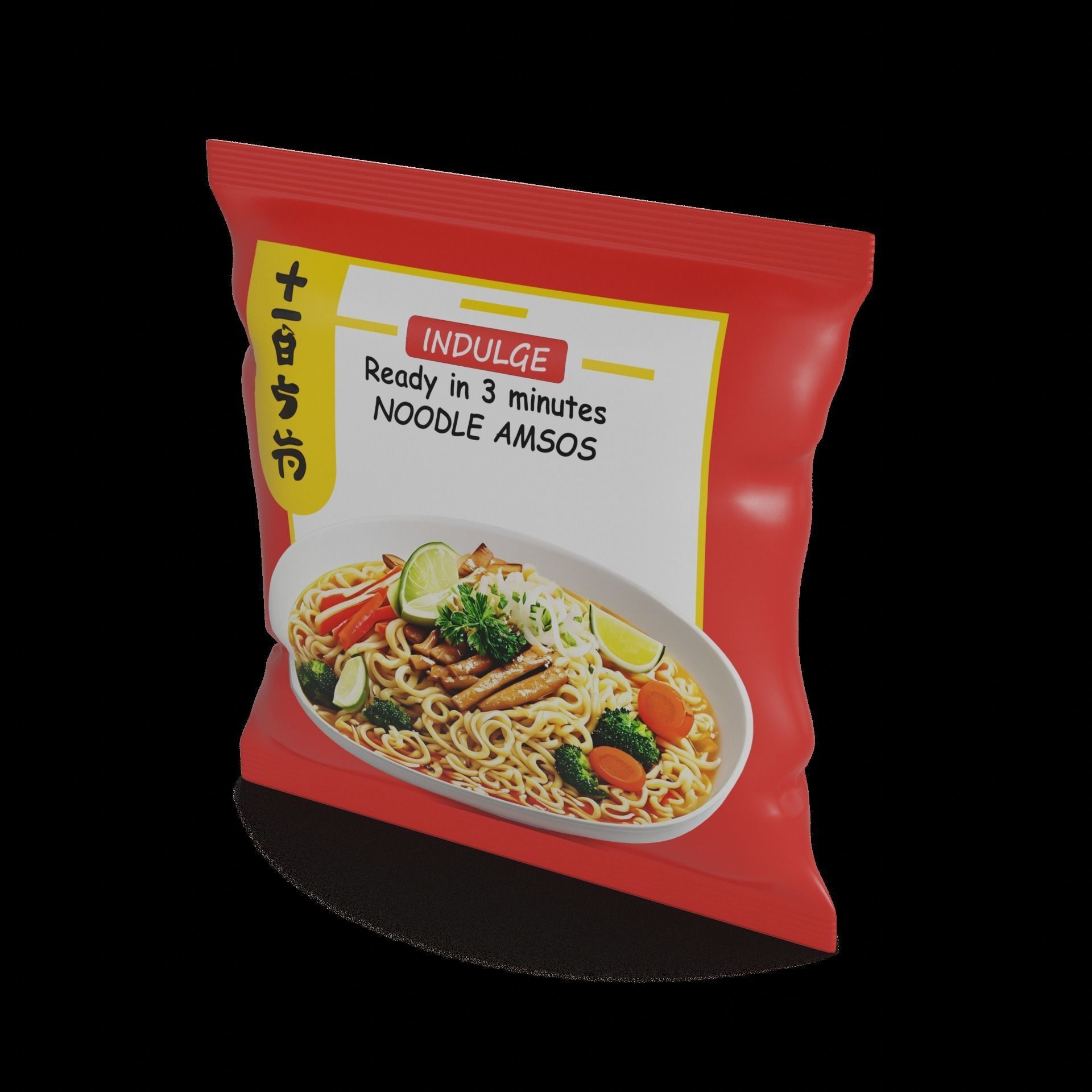 Instant noodles Instant Noodles Low-poly 3D model_1