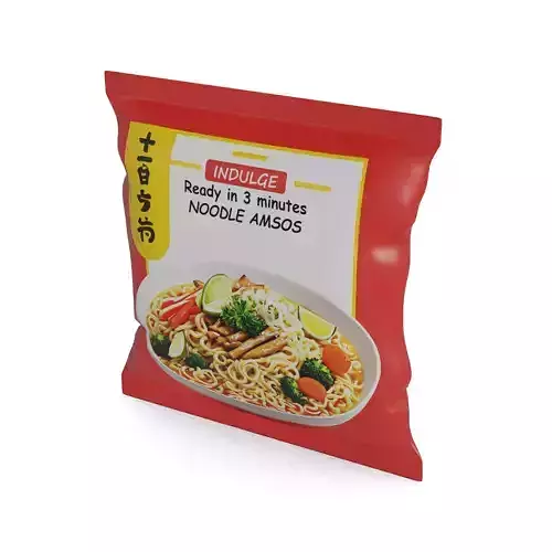 Instant noodles Instant Noodles Low-poly 3D model
