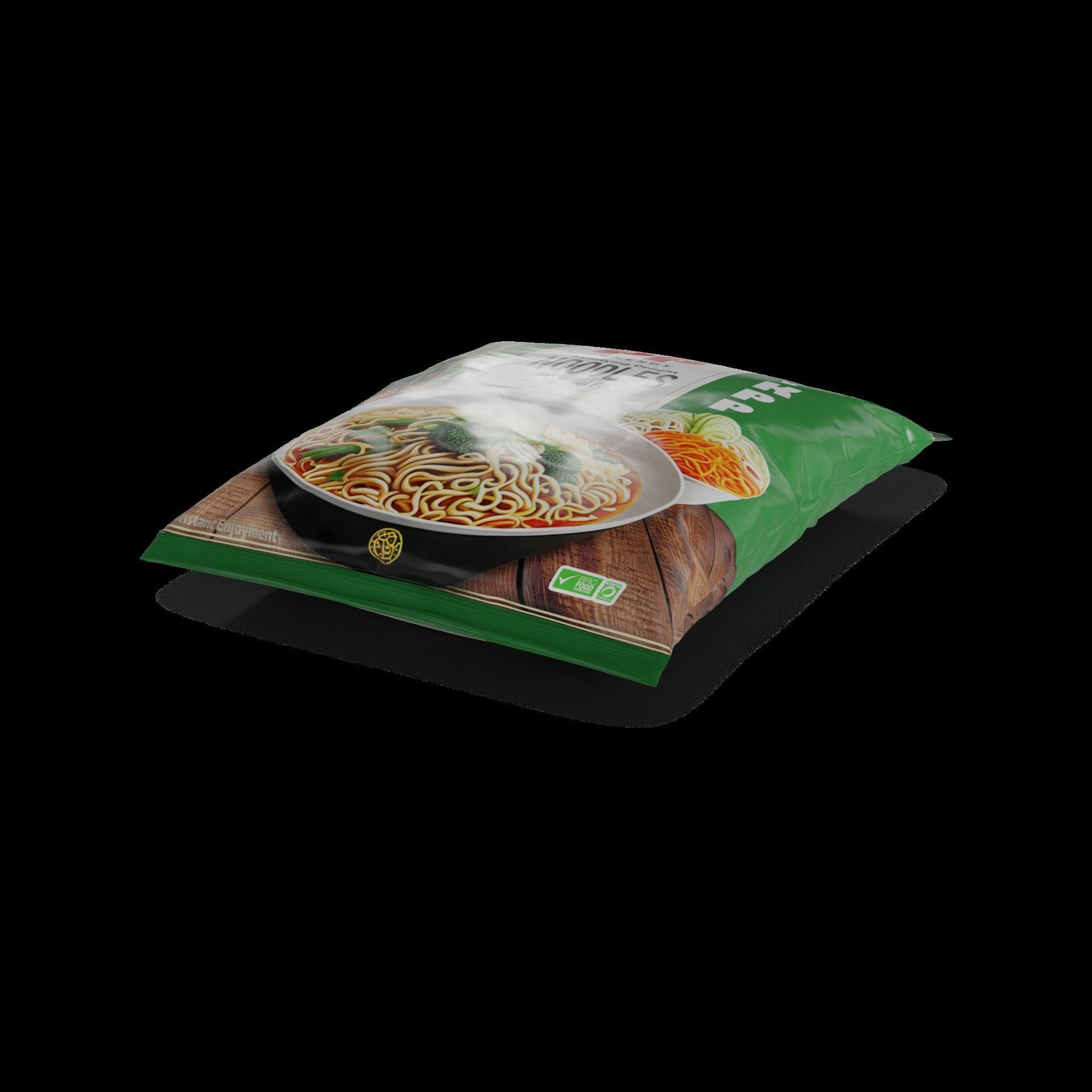Instant noodles Instant Noodles Low-poly 3D model_1