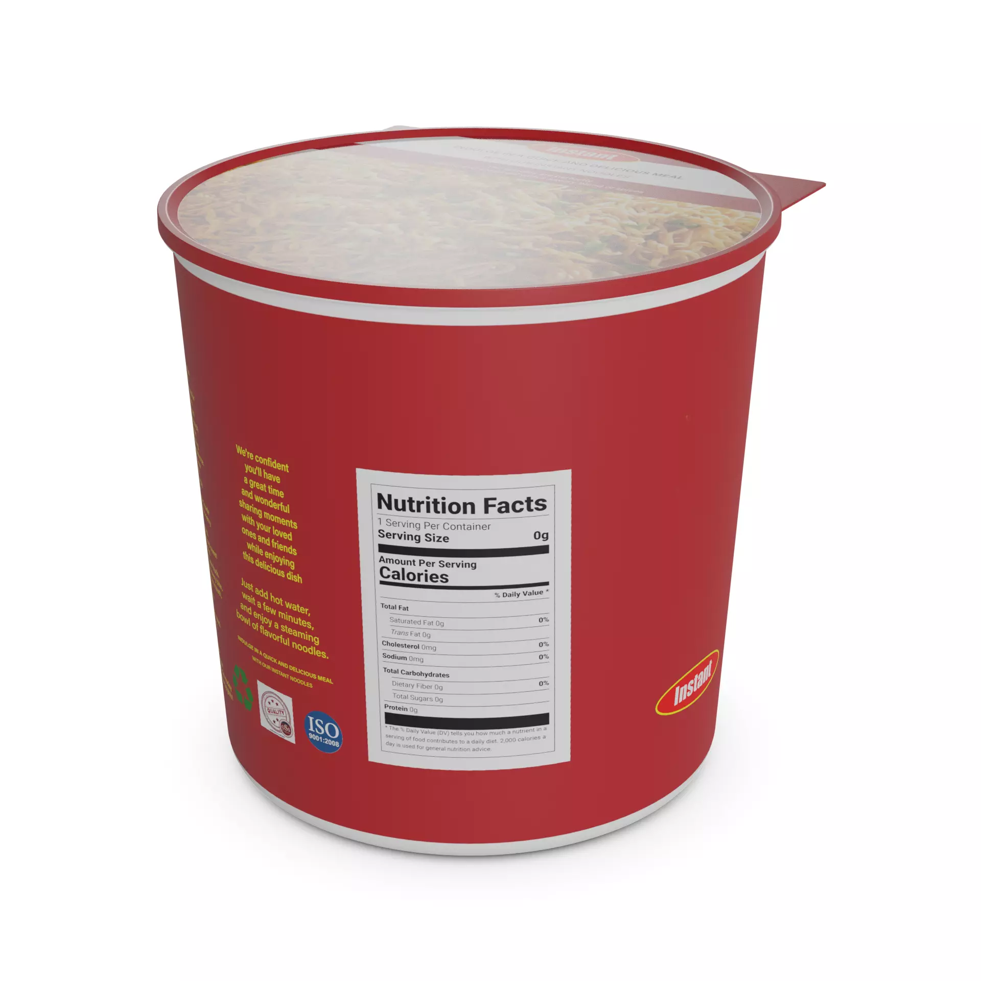 Instant noodles Instant Noodles Low-poly 3D model_0