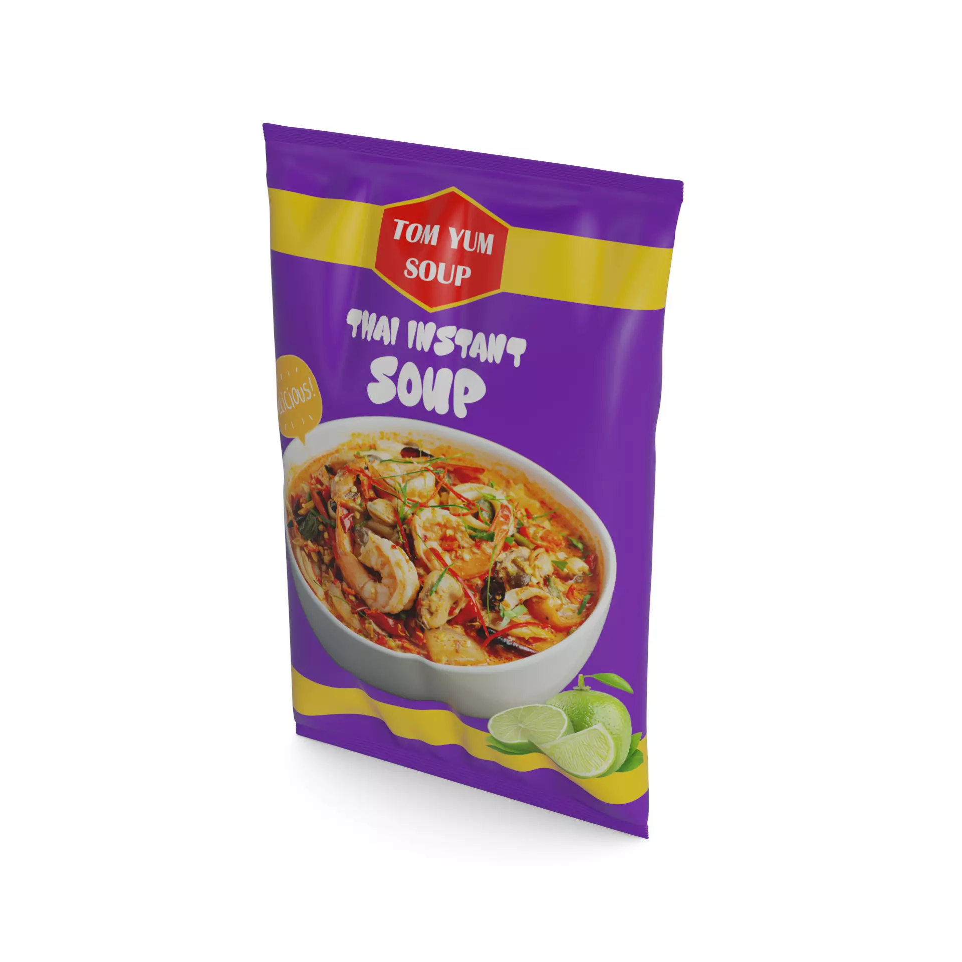 Instant soups Thai Tom Yum Instant Soup 3D model_0