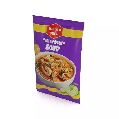 Instant soups Thai Tom Yum Instant Soup 3D model