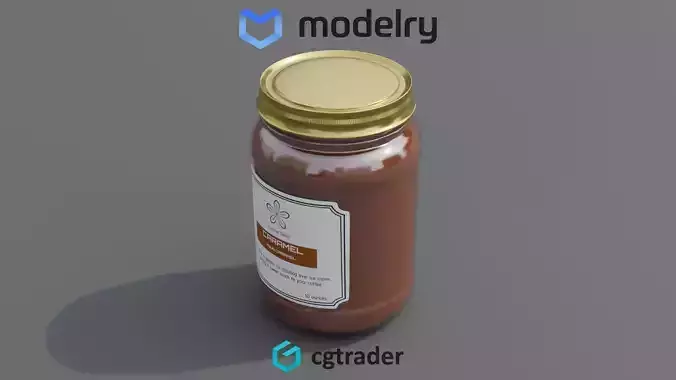 Caramel Sauce 3D model