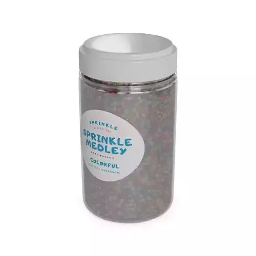 Baking decorations Sprinkle Medley 3D model