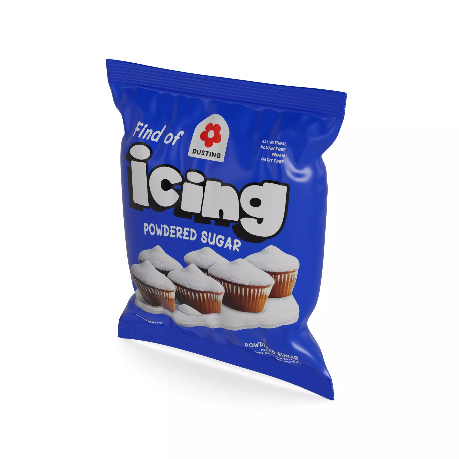 Baking decorations Icing Sugar 3D model_0