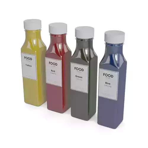 Baking decorations Food Coloring 3D model