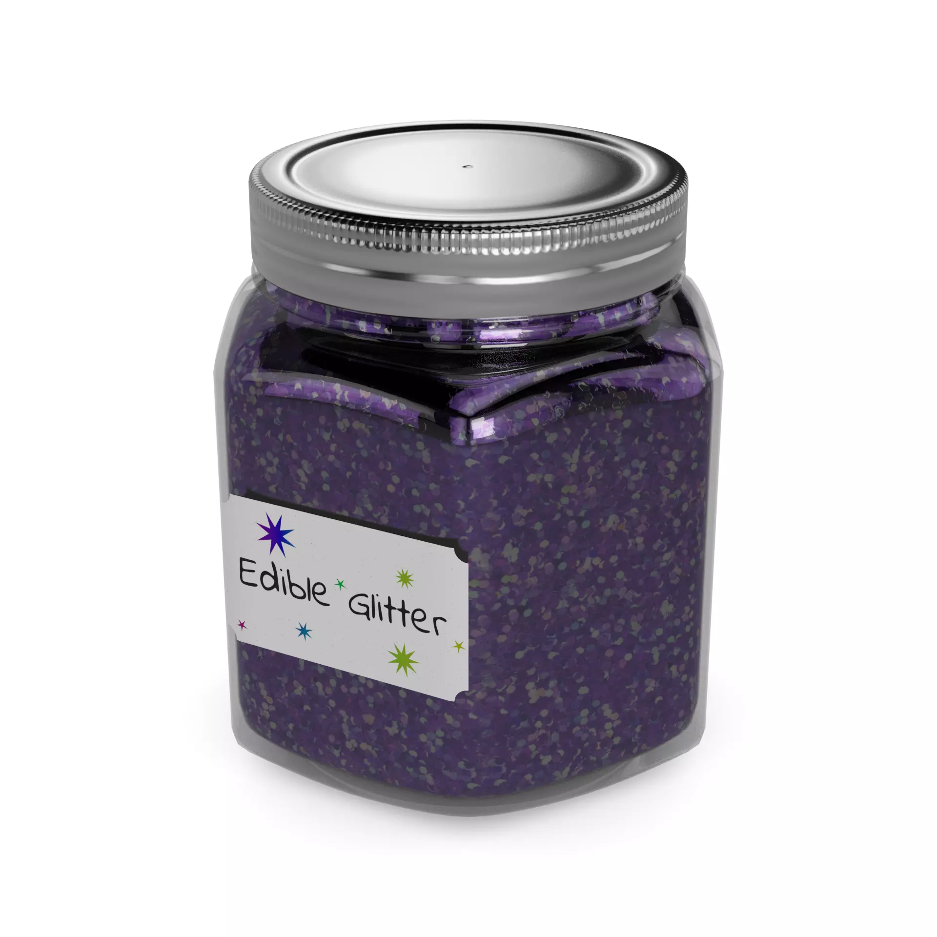 Baking decorations Edible Glitter Low-poly 3D model_0