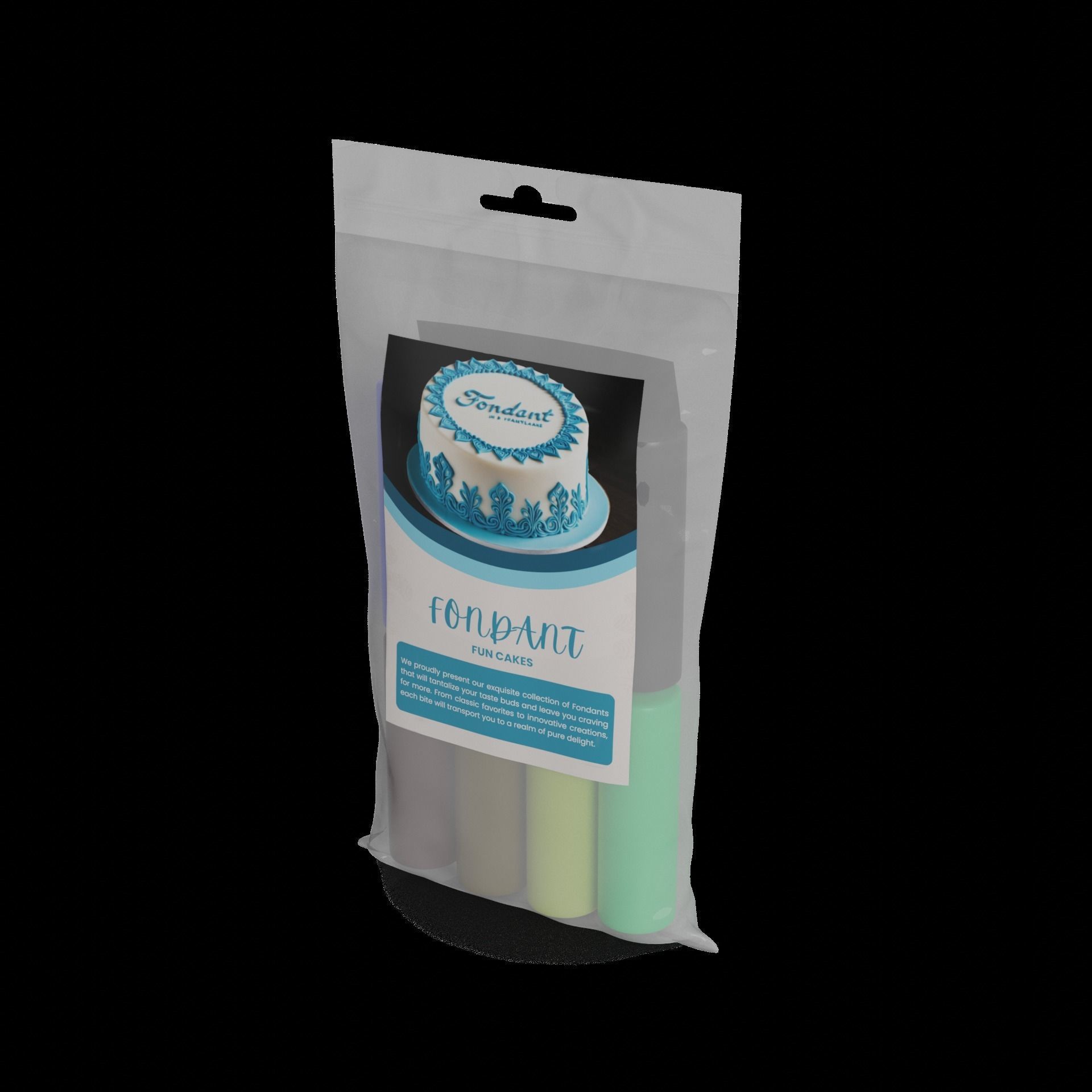 Baking decorations Fondant 3D model_1